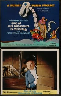 7z024 ONE OF OUR DINOSAURS IS MISSING 9 LCs 1975 Walt Disney, Peter Ustinov, a funky fossil frolic!