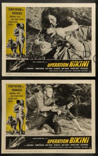 7z853 OPERATION BIKINI 3 LCs 1963 Tab Hunter, Frankie Avalon, sexy Eva Six girl guerilla!