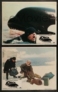 7z583 ORCA 7 LCs 1977 great images of Richard Harris, Charlotte Rampling, killer whale!