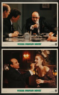 7z584 OTHER PEOPLE'S MONEY 7 LCs 1991 Danny DeVito, Gregory Peck, Penelope Ann Miller!