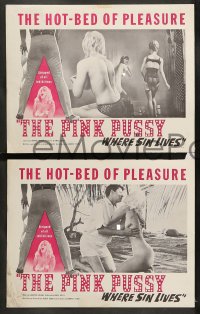 7z754 PINK PUSSY 4 LCs 1966 hot bed of pleasure where sin lives, stripped of all inhibitions!