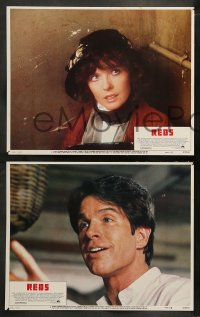 7z589 REDS 7 LCs 1981 images of Warren Beatty as John Reed, gorgeous Diane Keaton, Jack Nicholson!