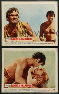7z402 SANDS OF THE KALAHARI 8 LCs 1965 the strangest adventure the eyes of man have ever seen!