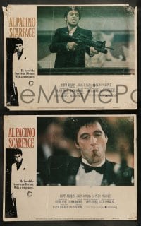 7z404 SCARFACE 8 LCs 1983 Al Pacino as Tony Montana, Michelle Pfeiffer, Brian De Palma, Stone!