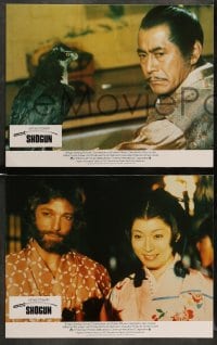 7z418 SHOGUN 8 int'l LCs 1980 James Clavell, Richard Chamberlain, samurai Toshiro Mifune