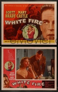 7z532 WHITE FIRE 8 LCs 1953 the payoff was a kiss-off & a fortune in diamonds!