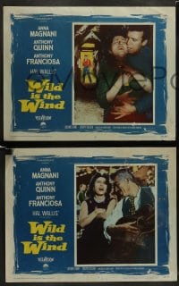 7z605 WILD IS THE WIND 7 LCs 1958 Anthony Quinn, Tony Franciosa, sexy Anna Magnani!