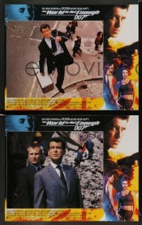 7z009 WORLD IS NOT ENOUGH 12 LCs 1999 Pierce Brosnan as James Bond, Denise Richards, Sophie Marceau!