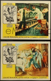 7z875 WORLD OF SUZIE WONG 3 LCs R1965 William Holden was the first man that Nancy Kwan ever loved!