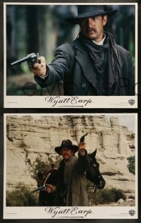 7z546 WYATT EARP 8 LCs 1994 images of Kevin Costner in the title role, Dennis Quaid, Gene Hackman!