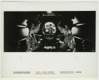 8a040 2001: A SPACE ODYSSEY Cinerama 8x10.25 still 1968 HAL spies on Keir Dullea & Gary Lockwood!