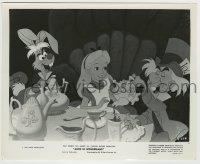 8a059 ALICE IN WONDERLAND 8.25x10 still 1951 Walt Disney classic, great Mad Hatter tea party scene!