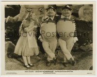 8a058 ALICE IN WONDERLAND 8x10.25 still 1933 Roscoe Karns & Jack Oakie as Tweedledum & Tweedledee!