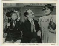 8a110 BIG STORE 8x10.25 still 1941 Groucho Marx between Margaret Dumont & Harpo with phone!