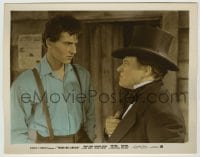 8a004 YOUNG MR. LINCOLN color-glos 8x10 still 1939 Henry Fonda in staredown with Milburn Stone!