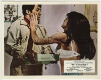 8a018 GRADUATE color English FOH LC 1968 Dustin Hoffman bursts in on half-dressed Katharine Ross!