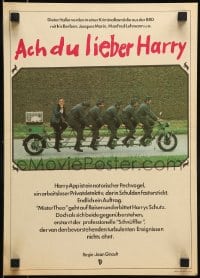 8b182 ACH DU LIEBER HARRY East German 11x16 1984 bunch of soldiers on wacky bike!