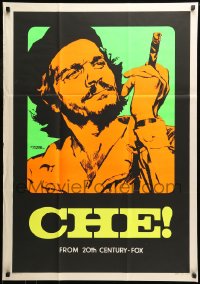 8b074 CHE Italian 1sh 1969 rare different art of Omar Sharif as Guevara by Nistri!