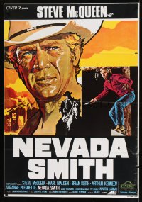 8b076 NEVADA SMITH Italian 1sh R1970s McQueen drank and killed and loved & never forgot how to hate