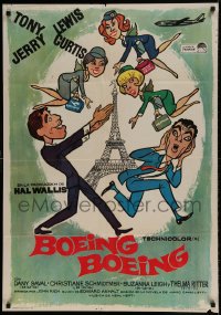 8b014 BOEING BOEING Spanish 1965 Tony Curtis & Jerry Lewis in the big comedy of nineteen sexty-sex!