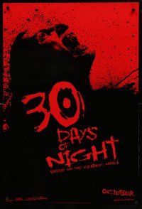 8c014 30 DAYS OF NIGHT teaser 1sh 2009 Josh Hartnett & Melissa George fight vampires in Alaska!