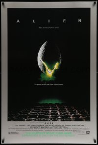 8c041 ALIEN style B DS 1sh R2003 Ridley Scott outer space sci-fi monster classic, cool egg image!