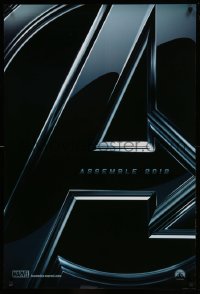 8c081 AVENGERS teaser DS 1sh 2012 Robert Downey Jr & The Hulk, assemble 2012!