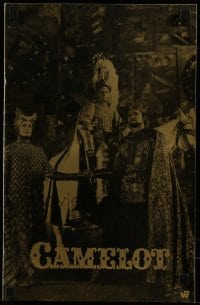 8d077 CAMELOT pressbook 1968 Richard Harris as King Arthur, Vanessa Redgrave as Guinevere!