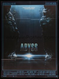 8f485 ABYSS French 1p 1989 directed by James Cameron, cool underwater artwork by Zoran!