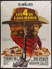 8f486 ACE HIGH French 1p R1970s Eli Wallach, Terence Hill, spaghetti western, different Mascii art!