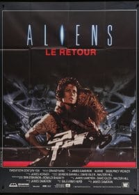 8f493 ALIENS French 1p 1986 James Cameron, there are some places in the universe you don't go alone!