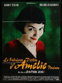 8f498 AMELIE French 1p 2001 Jean-Pierre Jeunet, great close up of Audrey Tautou by Laurent Lufroy!