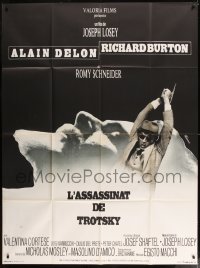 8f506 ASSASSINATION OF TROTSKY French 1p 1972 Richard Burton, Alain Delon, Joseph Losey!