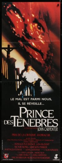 8f065 PRINCE OF DARKNESS French door panel 1988 John Carpenter, it is evil & it is real, different!