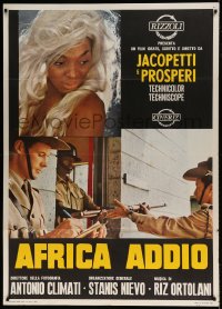 8f244 AFRICA ADDIO export Italian 1p 1966 Jacopetti & Prosperi, the men who gave you Mondo Cane!
