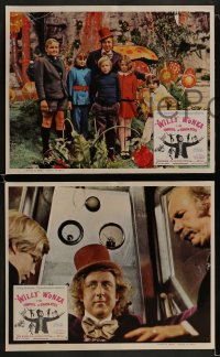 8g017 WILLY WONKA & THE CHOCOLATE FACTORY 8 Mexican LCs 1971 Gene Wilder, it's scrumdidilyumptious!