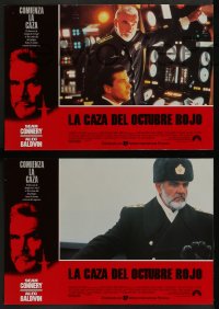 8g032 HUNT FOR RED OCTOBER 12 Spanish LCs 1990 Russian submarine captain Sean Connery, hunt is on!