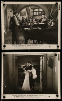 8h899 ALEXANDER'S RAGTIME BAND 2 8x10 stills 1938 great images of Tyrone Power & Alice Faye!