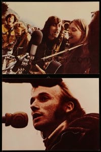 8h203 CELEBRATION AT BIG SUR 2 color 7.5x10 stills 1971 great images from the folk rock concert!