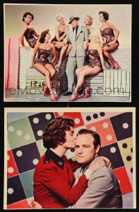8h205 GUYS & DOLLS 2 color from 7.5x9.75 to 7.75x10 stills 1955 Sinatra, oldest established permanent floating crap game!