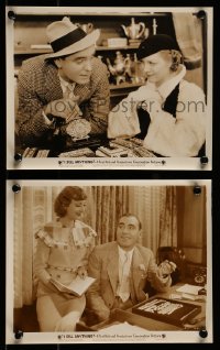 8h934 I SELL ANYTHING 2 8x10 stills 1934 great images of Pat O'Brien with Ann Dvorak & Claire Dodd!