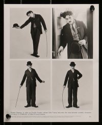 8h676 CHAPLIN 5 8x10 stills 1992 Geraldine Chaplin, great images of Robert Downey Jr. as Charlie!