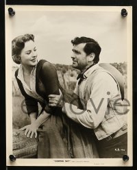 8h518 COPPER SKY 7 8x10 stills 1957 Jeff Morrow trapped under a flaming sky of hate, Coleen Gray!
