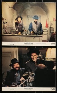 8h147 EVEN ANGELS EAT BEANS 7 8x10 mini LCs 1973 Giuliano Gemma, Bud Spencer, gangsters!