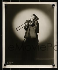 8h924 GLENN MILLER STORY 2 8x10 stills 1954 James Stewart as the Big Band leader, George Tobias!