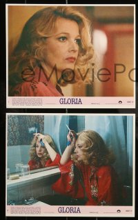 8h111 GLORIA 8 8x10 mini LCs 1980 John Cassavetes directed, cool images of Gena Rowlands!