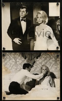 8h525 GOODBYE CHARLIE 7 8x10 stills 1964 Tony Curtis, sexy Debbie Reynolds, Pat Boone!