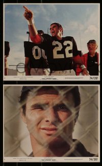 8h188 LONGEST YARD 4 8x10 mini LCs 1974 prison football sports comedy, Burt Reynolds!
