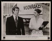 8h959 MOONRAKER 2 8x10 stills 1979 Roger Moore as James Bond & sexy Lois Chiles!