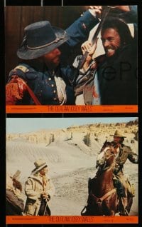 8h151 OUTLAW JOSEY WALES 7 8x10 mini LCs 1976 Clint Eastwood w/ sexy Sandra Locke, Chief Dan George!